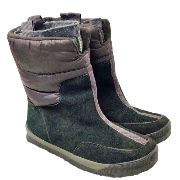 Vintage Gray Lands End Winter boots sz 6.5 - Picture 1 of 7